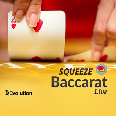 Baccarat Squeeze, live baccarat van Evolution