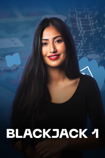 Blackjack 1, live blackjack van Bombay Live