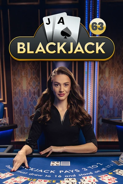 Blackjack 63, live blackjack van Pragmatic Play