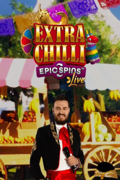Extra Chilli Epic Spins, live game show van Evolution