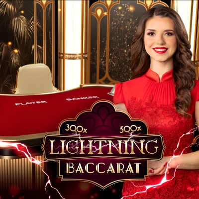 Lightning Baccarat, live baccarat van Evolution