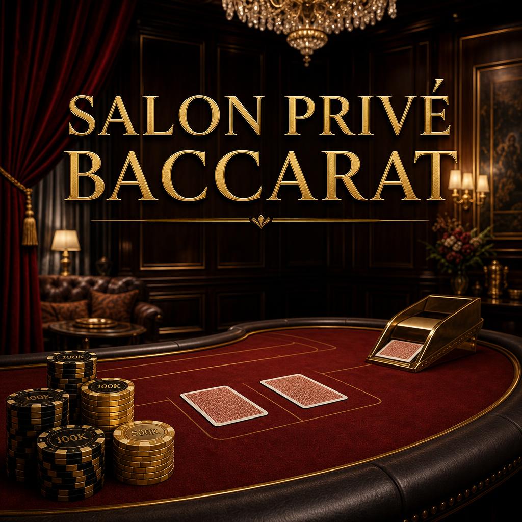Salon Privé Baccarat, live baccarat van Evolution