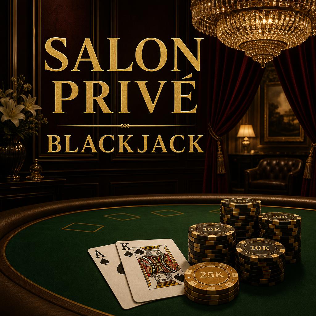 Salon Privé Blackjack, live blackjack van Evolution