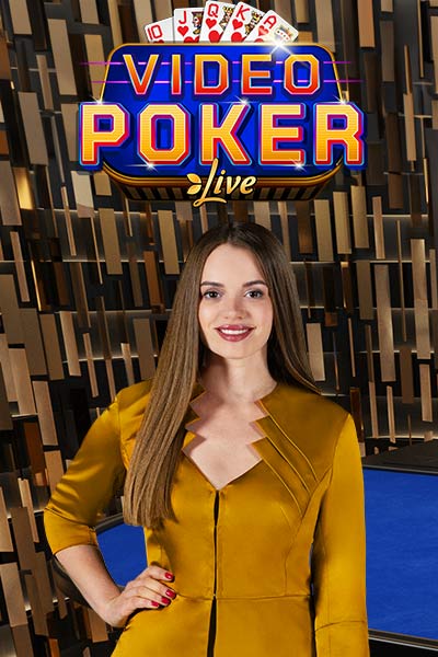 Video Poker Live, live game show van Evolution